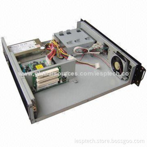 2U Rack Mount Industrial Chassis for Mini-ITX Motherboard, 3xPCI Slot, Provide Customized Services
